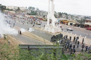 Incidents au Gabon, des blessés