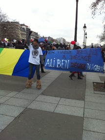 France : Manifestation de la Diaspora gabonaise parisienne contre Ali Bongo