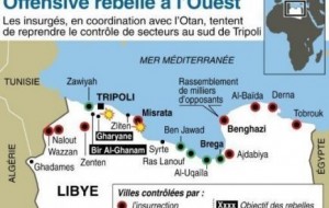 Libye: les rebelles avancent vers Tripoli, l’Otan maintient la pression